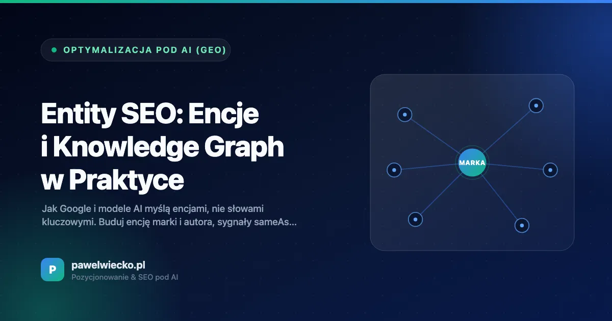 Entity SEO: Encje i Knowledge Graph w Praktyce
