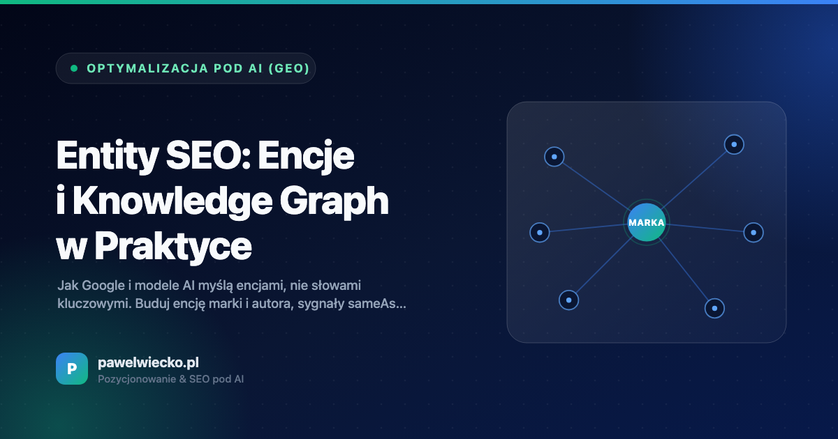 Entity SEO: Encje i Knowledge Graph w Praktyce
