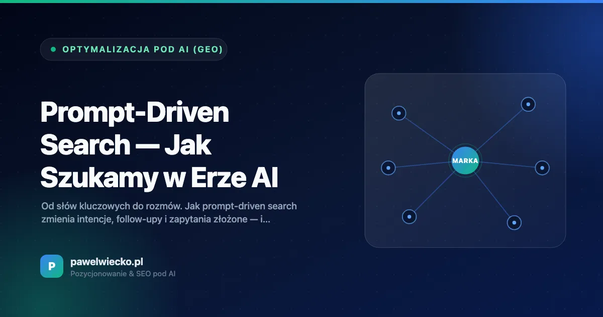 Prompt-Driven Search — Jak Szukamy w Erze AI