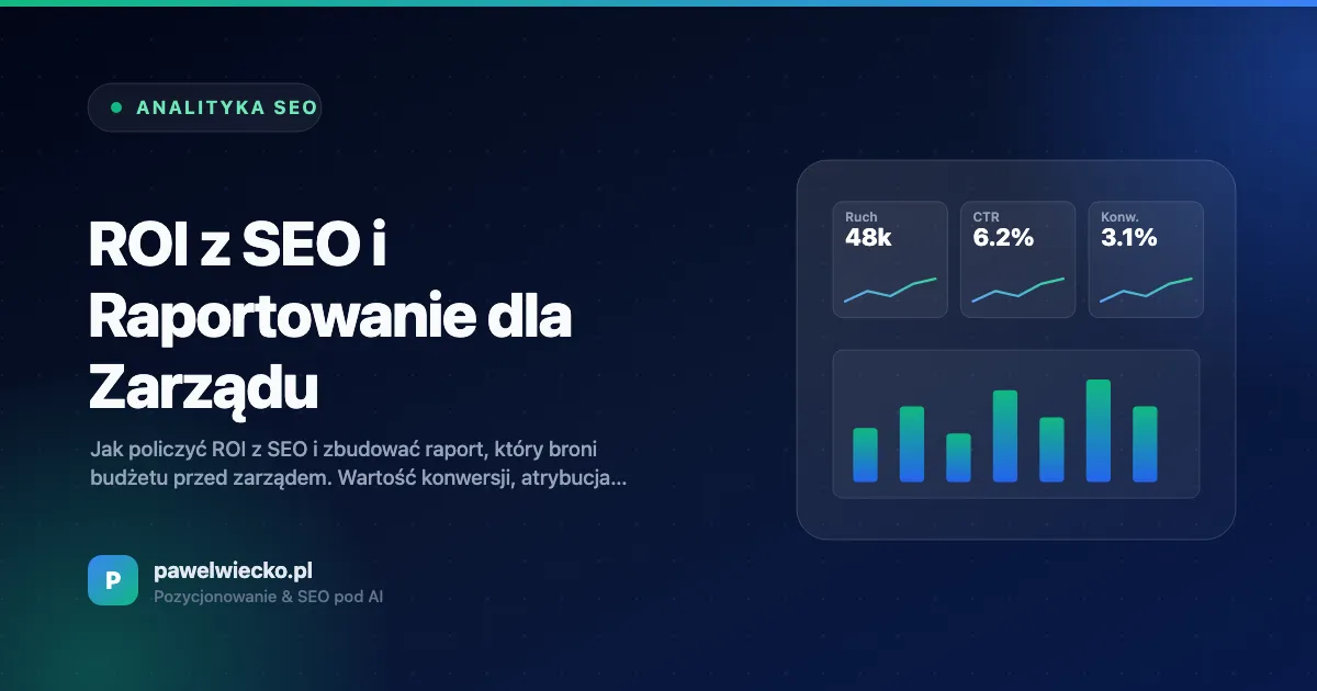 ROI z SEO i Raportowanie dla Zarządu