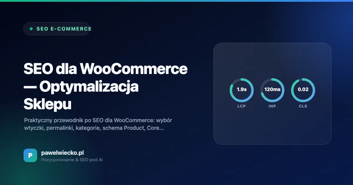 SEO dla WooCommerce — Optymalizacja Sklepu 2026